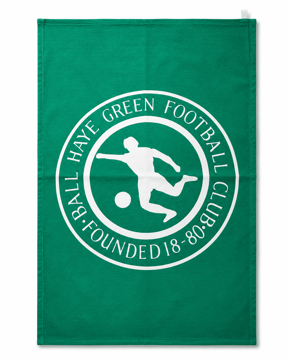 Ball Haye Green Tea Towel Vertical