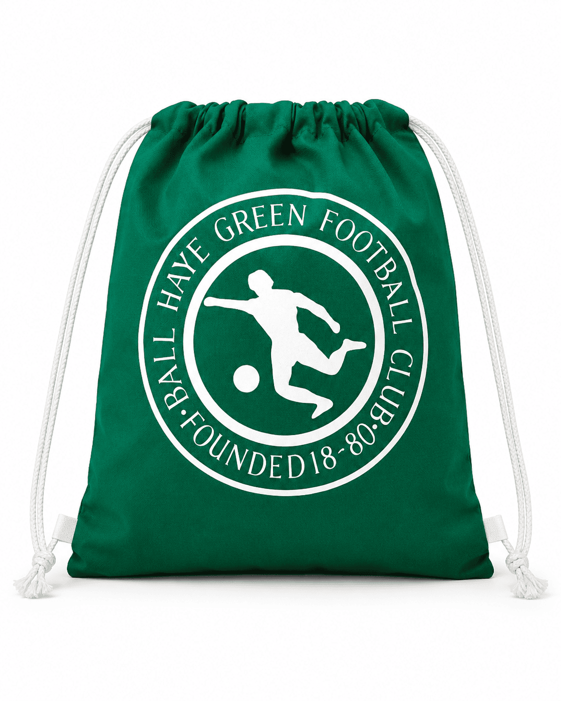 Ball Haye Green Drawstring Bag